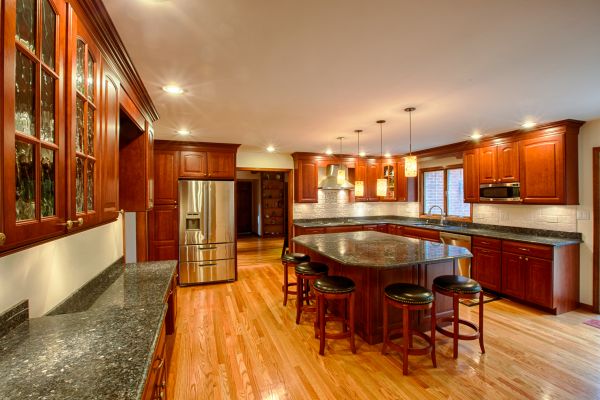 Cherry Kitchen Cabinet Repair in Wimberley